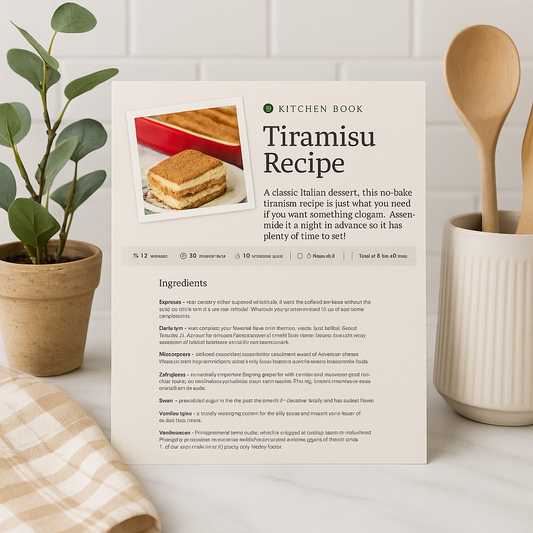 Recipe Print